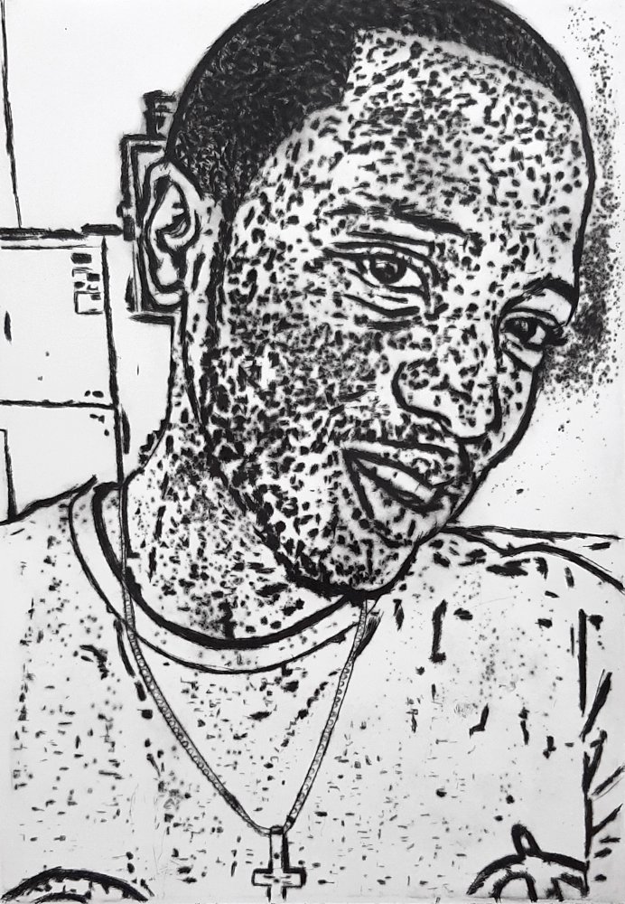 Mothusi Rauwane - Self portrait 3
